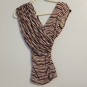 Anthropologie Plenty knit wrap top